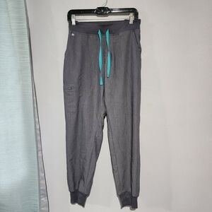 FIGS Zamora Jogger Scrub Pants Gray Size L